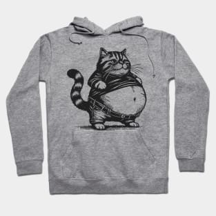 Cute Chubby Cat Hoodie